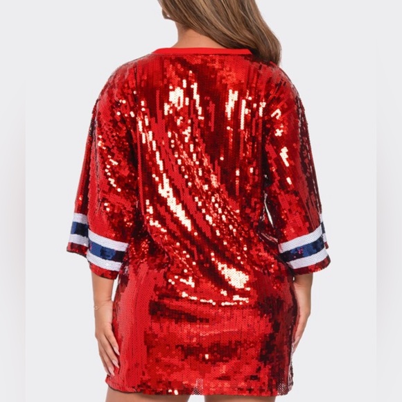 Sale‼️Houston Texans sequin dress. No discount - Picture 8 of 13